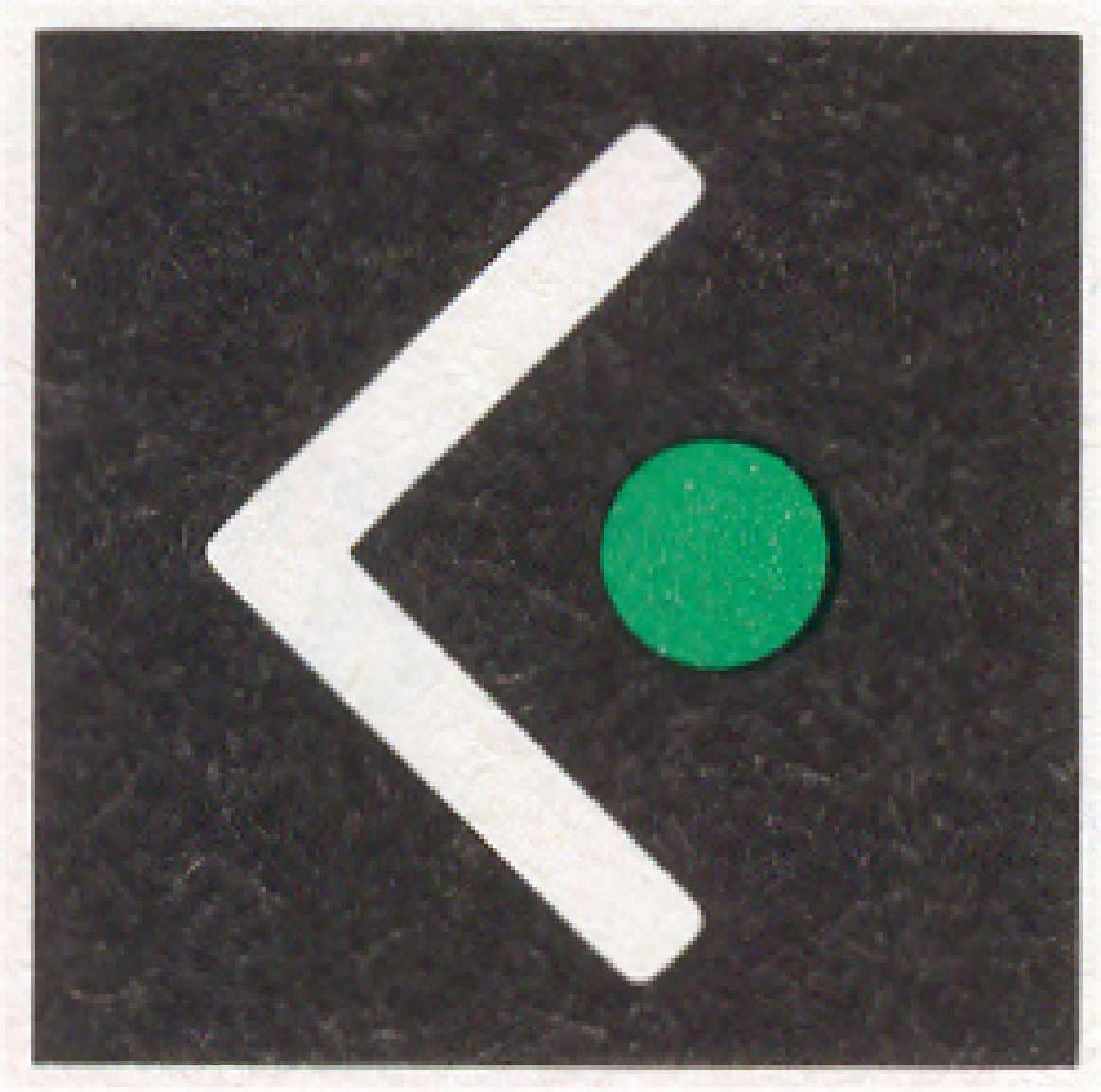 Verkeersteken F.2b: Richtingsaanduiding (rechts-links-groen)