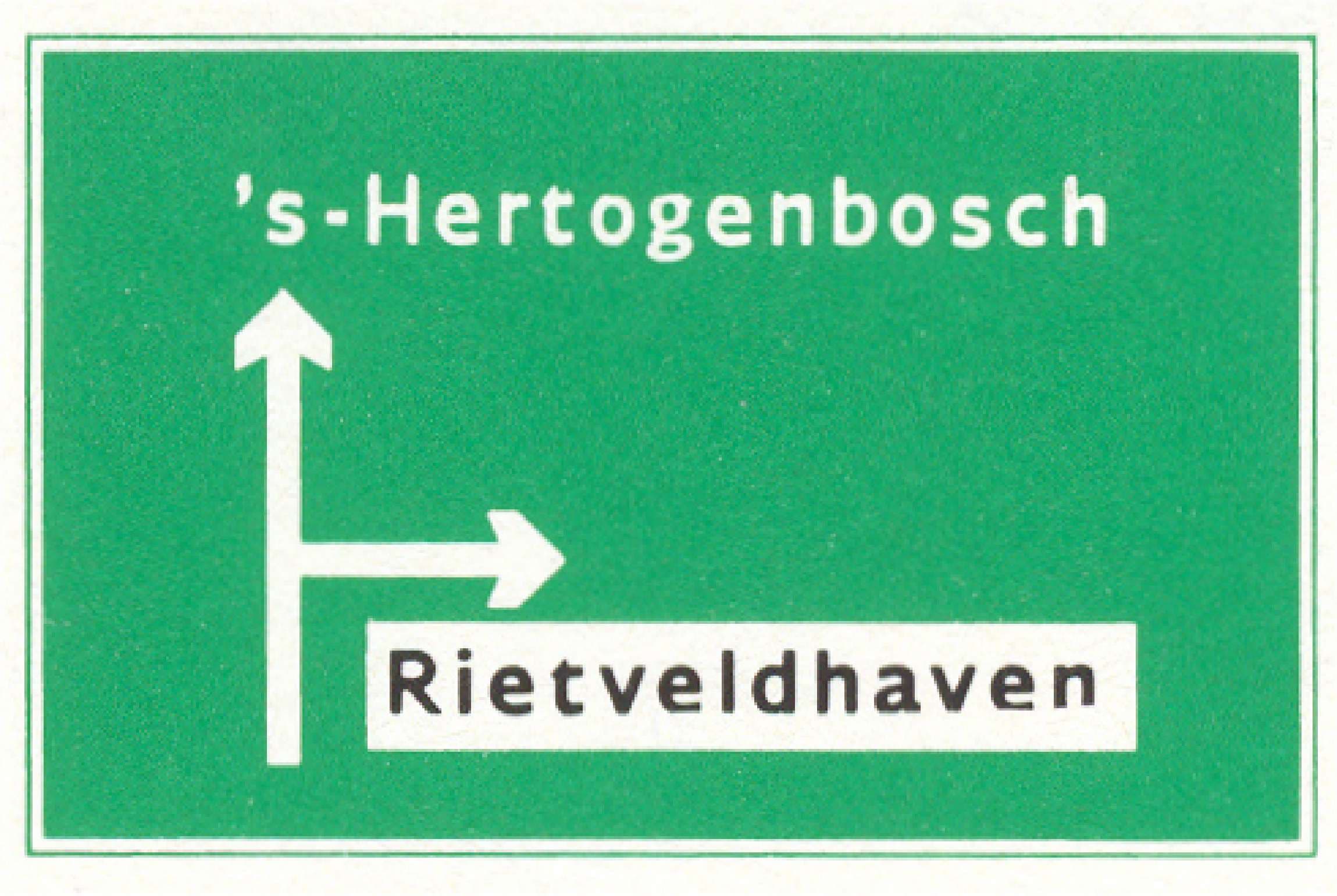 Verkeersteken H.2-c: Bewegwijzering (invaren haven composite)